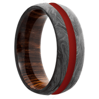 Forged Carbon Fiber + None Finish + Cocobolo