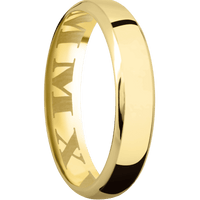 18K Yellow Gold + Polish , Polish Finish