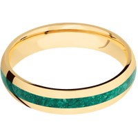 10K Yellow Gold + Polish Finish
