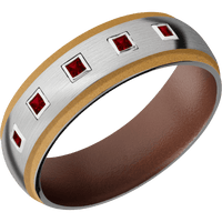 Palladium Silver + Satin , Satin Finish + Brown