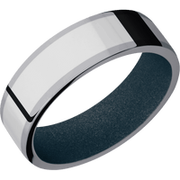 Tantalum + Polish Finish + Blue Titanium