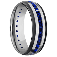 10K White Gold + Rockpolish , Satin Finish