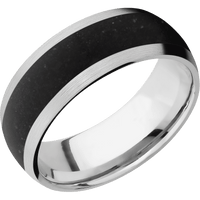 14K White Gold + Satin Finish