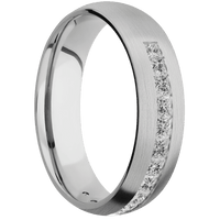 10K White Gold + Satin Finish