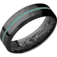 Zirconium + Hammer , Satin Finish