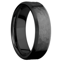 Zirconium + Hammer , Satin Finish
