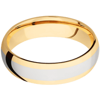 14K Yellow Gold + Polish Finish