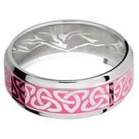 18K White Gold + Polish , Polish Finish + 14K White Gold