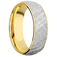 14K Yellow Gold + Polish Finish
