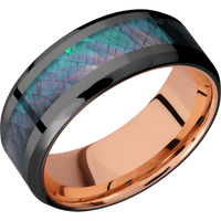 Zirconium + Polish , Polish Finish + 14K Rose Gold