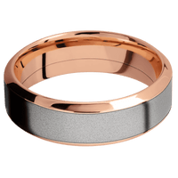 18K Rose Gold + Polish , Polish Finish