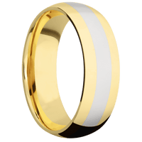 14K Yellow Gold + Polish Finish