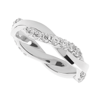 Platinum band with 21 Round Lab Grown Diamond having TCW-3