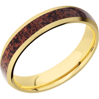 10K Yellow Gold + Satin Finish