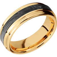 14K Yellow Gold + Polish , Polish Finish