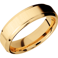 14K Yellow Gold + Crosssatin , Polish Finish