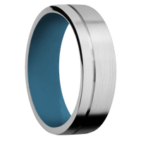 Cobalt Chrome + Satin , Bead Finish + Royal Blue