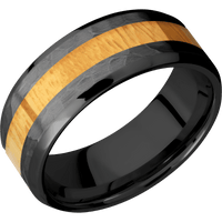 Zirconium + Hammer , Polish Finish