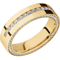 10K Yellow Gold + Polish Finish