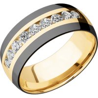 10K Yellow Gold + Polish Finish