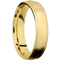 14K Yellow Gold + Anglesatin Finish