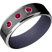Zirconium + Hammer , Bead Finish + Crushed Orchid