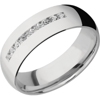 14K White Gold + Polish Finish