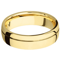 18K Yellow Gold + Polish , Polish Finish