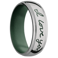 Titanium + Polish , Polish Finish + Eastern Green
