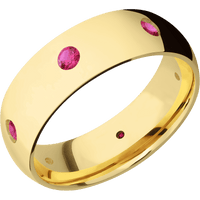 14K Yellow Gold + Polish Finish