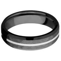 Zirconium + Hammer , Polish Finish