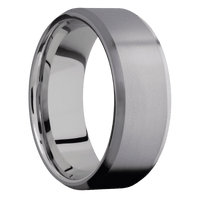 Tantalum + Bead , Satin Finish + Palladium Silver