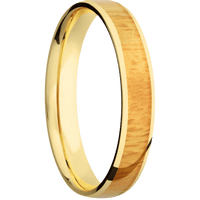 10K Yellow Gold + Polish Finish