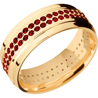 18K Yellow Gold + Polish , Polish Finish