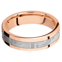 14K Rose Gold + Polish Finish