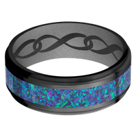 Zirconium + Satin , Satin Finish + Crushed Silver