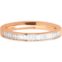 14K Rose Gold band with 31 Baguette Lab Grown Diamond having TCW-.62