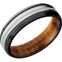 Zirconium + Anglesatin , Bead Finish + Desert Iron Wood