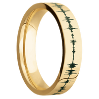 10K Yellow Gold + Polish Finish