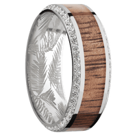 18K White Gold + Polish , Polish Finish