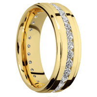 10K Yellow Gold + Polish , Polish Finish