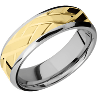 14K White Gold + Polish , Polish Finish