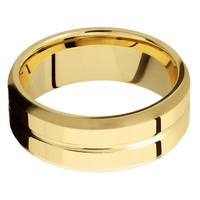 22K Yellow Gold + Polish , Polish Finish