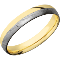 14K Yellow Gold + Polish Finish