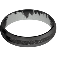 Zirconium + Satin Finish + Crushed Silver