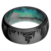Zirconium + Satin , Satin Finish + Black Mother of Pearl