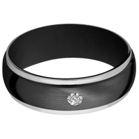 Zirconium + Satin , Satin Finish + Black