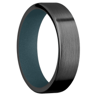 Zirconium + Satin Finish + Blue Titanium