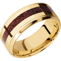 10K Yellow Gold + Polish , Polish Finish