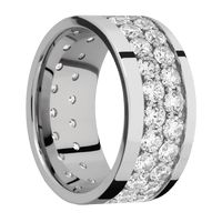 10K White Gold + Polish Finish